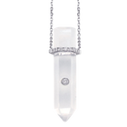Clear Quartz Point Pendant Necklace