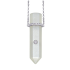 Moonstone Point Pendant Necklace