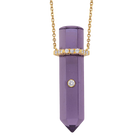 Amethyst Point Pendant Necklace