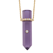 Amethyst Point Pendant Necklace