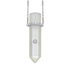 Moonstone Point Pendant Necklace