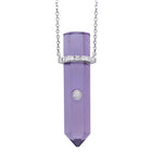 Amethyst Point Pendant Necklace