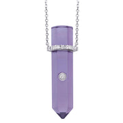Amethyst Point Pendant Necklace