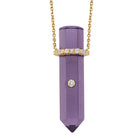 Amethyst Point Pendant Necklace